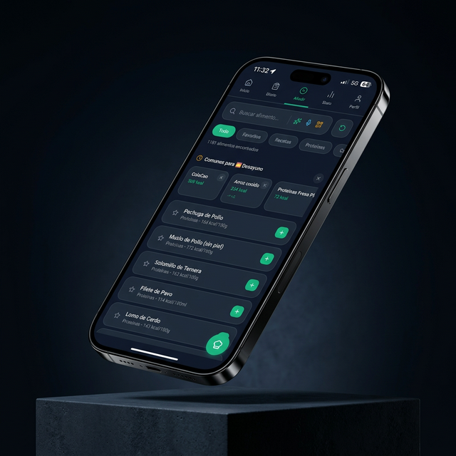 NutriTrack App Mockup